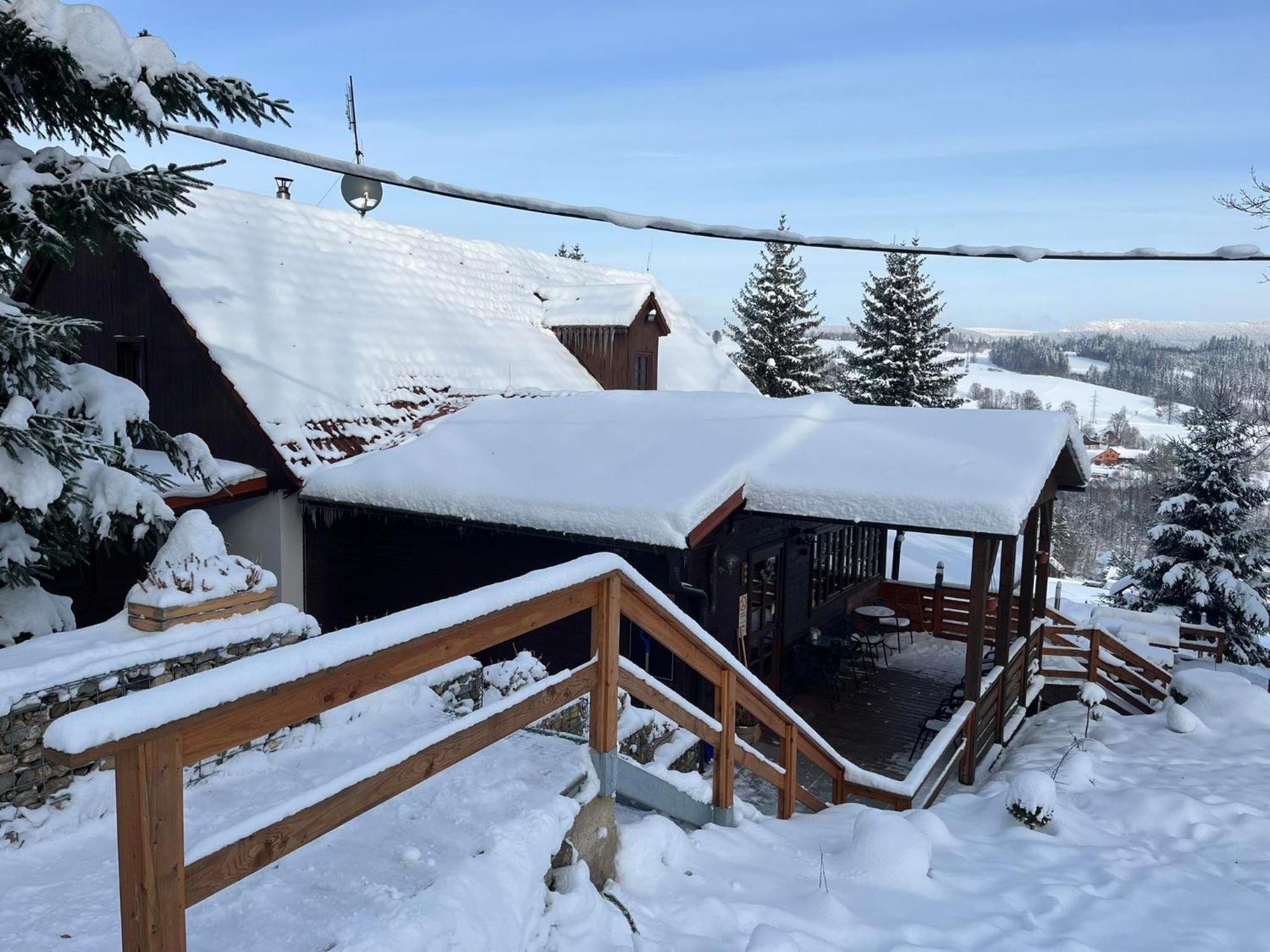 Penzion Harry Na Sjezdovce Krkonose Vysoké nad Jizerou Exteriör bild
